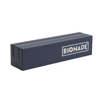 Bionade table stand card holder blue Menu cards...