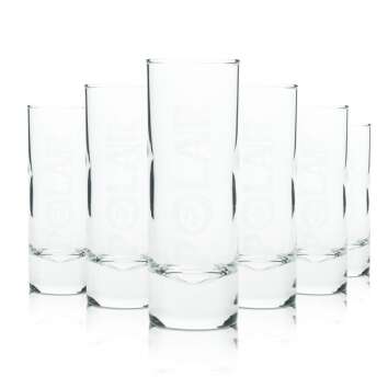 6 Berentzen liqueur glass shot glass 2/4cl Polar new