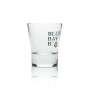 6 Blue Bay B rum glass shot glass new