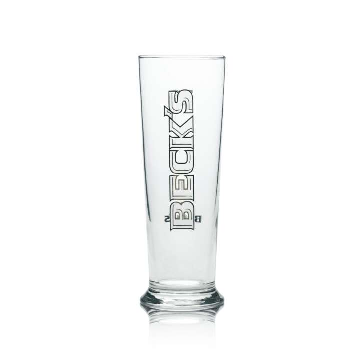 6x Becks Beer Glass Seattle 0.2l Sahm Tulip Glasses Brewery Trophy Cup Gastro Bar