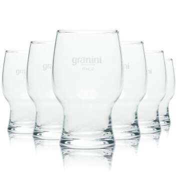 6x Granini Juice Glass Sahm 0,1l Gastro Hotel Glasses...
