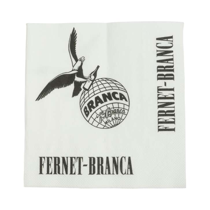 250x Fernet Branca liqueur napkins 4-ply 12x12 glasses coasters Gastro Bar