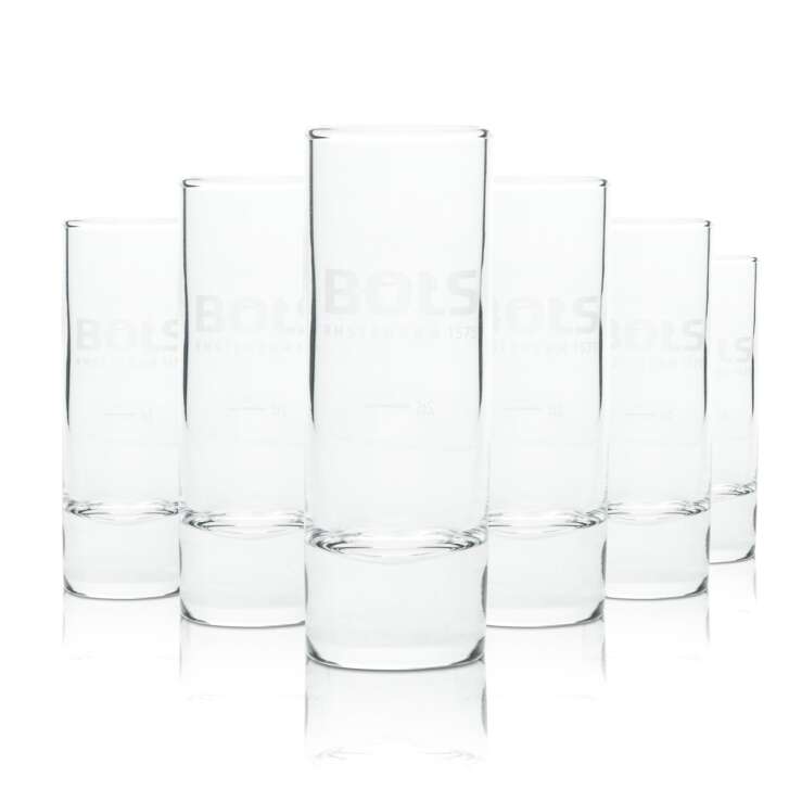 6x Bols Liqueur Glass Shot Short Shot Glasses 2cl 4cl Gastro Oak Stamper Bar