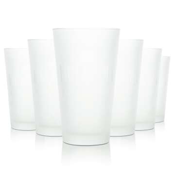 6x Finlandia vodka glass long drink frosted 2cl 4cl...