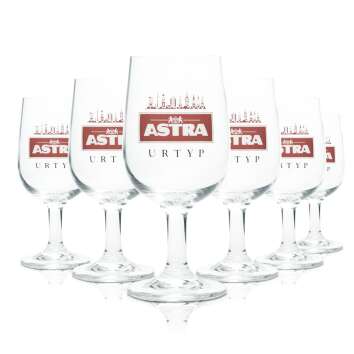 6x Astra Beer Glass Goblet Urtyp 0,2l Ritzenhoff Tulip...