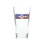 XL Cinzano liqueur glass 0.5l long drink cocktail glasses retro look gastro highball