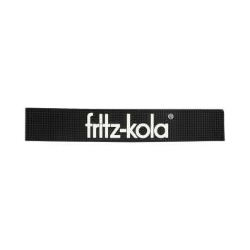 Fritz-Kola bar mat 59x10cm black cola glasses draining...