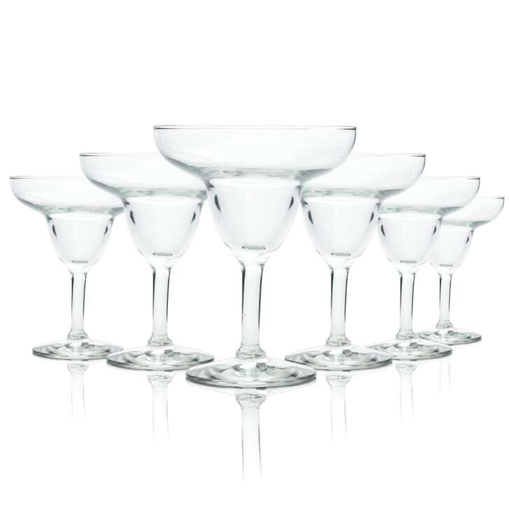 6x Margarita glass bowl 0.2l Durobor cocktail glasses Longdrink goblet Martini