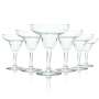 6x Margarita glass bowl 0.2l Durobor cocktail glasses Longdrink goblet Martini