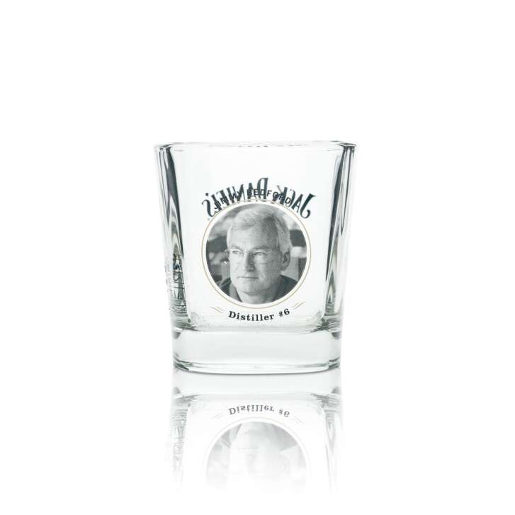 Jack Daniels Whiskey Master Distiller Glass Tumbler Jimmy Bedford No. 6 Glasses