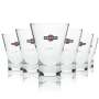 6x Martini Aperitif Glass Tumbler Cocktail Glasses Longdrink Cup 200ml Bar
