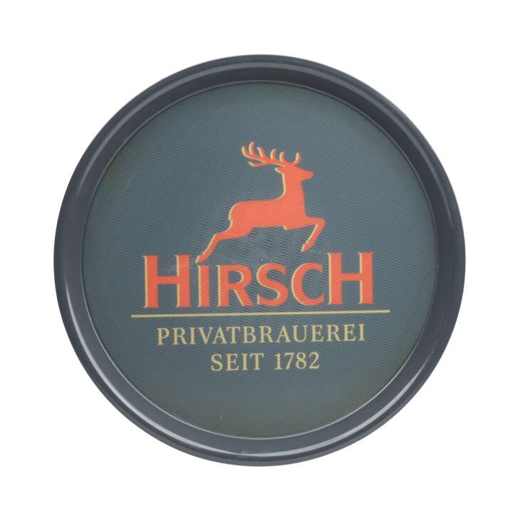 Hirsch Bräu beer tray anti-slip glasses waiter gastro serving tray gray