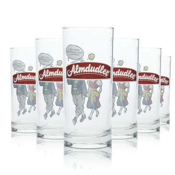 6x Almdudler glass long drink 0.25l Mäser Alm Alpen...