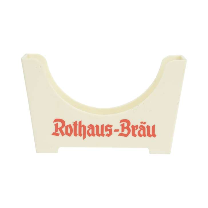 Rothaus Bräu beer coaster stand 12x7cm holder coaster glasses beige Beer