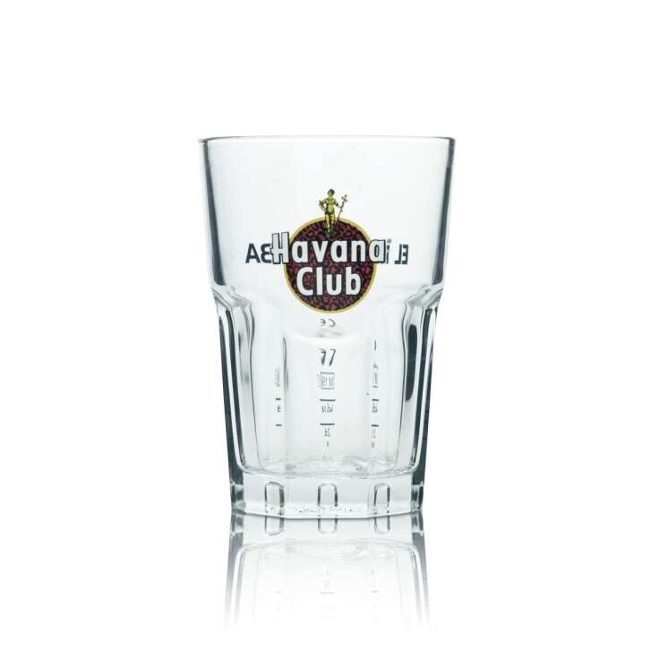 1 Havana Club Rum glass 34cl Tiger Red Rastal new