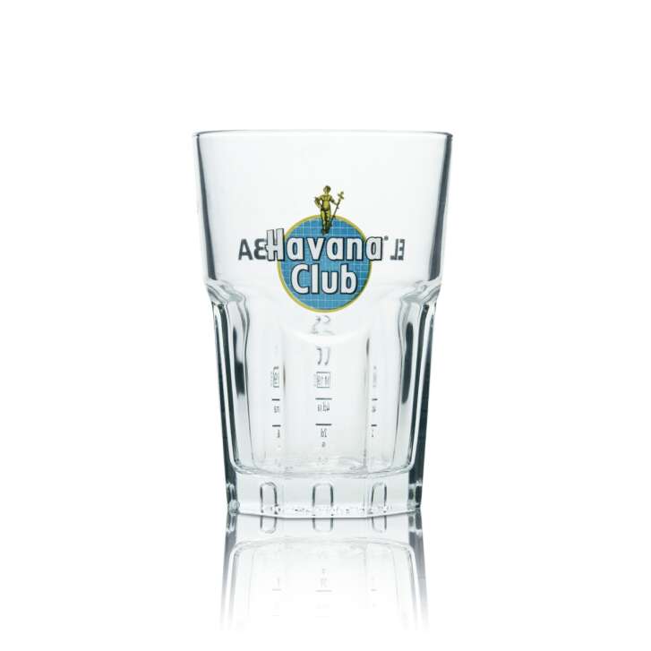 1 Havana Club Rum glass 0,34l Longdrink glass "Tiger" Blue Rastal new