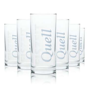 6x EiszeitQuell Water Glass 0.2l Rastal Gastro Glasses...