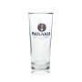 6x Paulaner Beer Glass 0,4l Willi Mug Rastal Pint Glasses Light Brewery Beer Munich