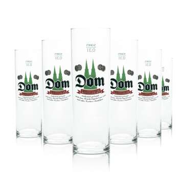 12x Dom Beer Glass 0,3l Kölsch Glasses Stange...