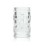 6x Alpenschnaps Steinbeisser glass Mini Masskrug 2cl schnapps short shot glasses Stamper