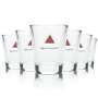 6x Apollinaris Water Glass 100ml Mini Relief Tasting Glasses Tasting Gastro