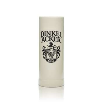 Dinkelacker beer glass 0.35l clay mug relief engraving...