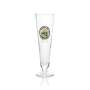 6x Hirsch Bräu beer glass 0.3l goblet Zwickl ice glass tulip glasses brewery frosted frosted
