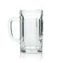 6x Dinkelacker beer glass 0.4l mug CD-Pils Staufeneck Seidel Sahm Henkel private glasses