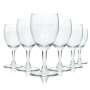6x Bad Dürrheim water glass 0.2l goblet glasses drinking glass drinks gastro goblet