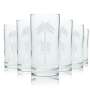 6x Afri Cola Glass Longdrink 0,2l Rastal Mug Gastro Retro Kola Engraving Glasses