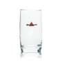 6x Apollinaris water glass 0,2l mug logo tumbler gastro hotel bar glasses