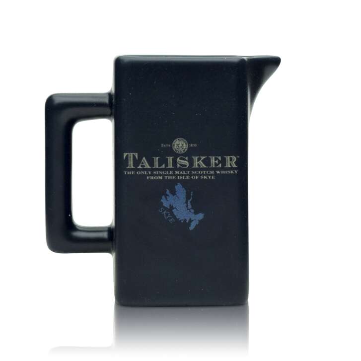 Talisker whisky jug 100ml jug blue glass Isle of Skye ceramic pouring tumbler