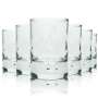 6x Kümmerling Liqueur Glass 4cl Shot Glasses Schnapps Short Stamper Crest Logo Bar