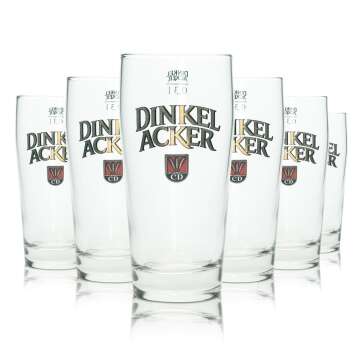 12x Dinkel Acker Beer Glass 0,3l Mug Willi Sahm Glasses...