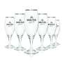 6x Holsten beer glass 0.25l goblet non-alcoholic pilsner glasses tulip brewery 0.0% bar