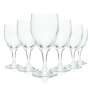 6x Staatl. Fachingen water glass 0,15l goblet relief Ritzenhoff glasses drinking bar