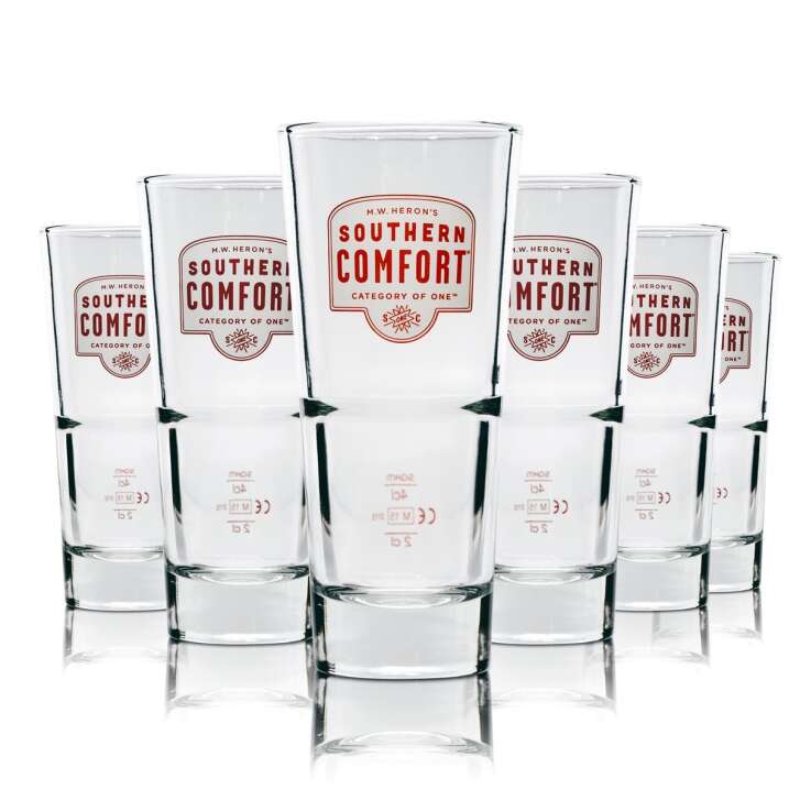 12x Southern Comfort Whiskey Glass 0.3l Tumbler Longdrink Glasses Stackable Gastro