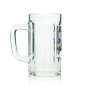 6x Hacker Pschorr beer glass 0,3l mug Sahm Seidel handle glasses tankards mugs bar