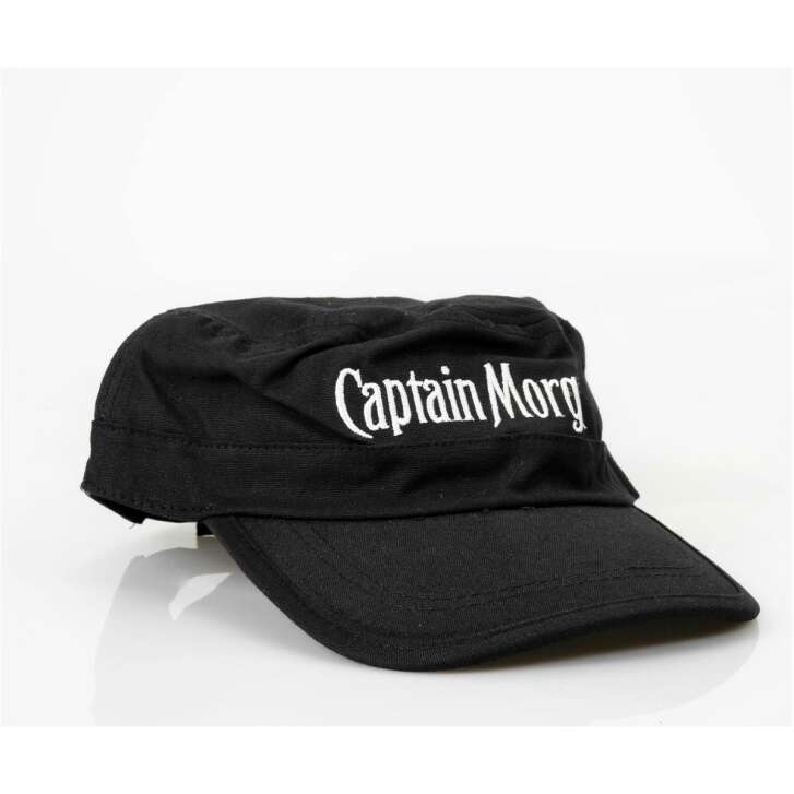 1x Captain Morgan rum cap black fabric