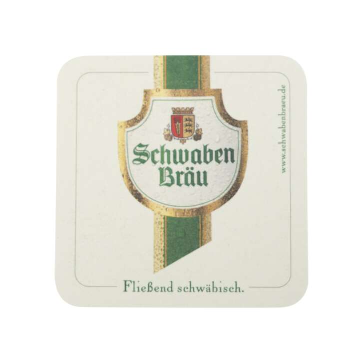 100x Schwabenbräu beer coasters 10x10cm coasters glasses gastro cardboard bar