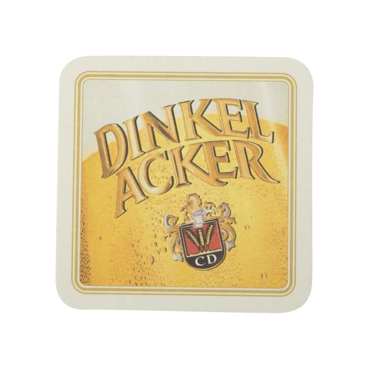 80x spelt Acker beer coasters 10x10cm gold coasters glasses gastro bar