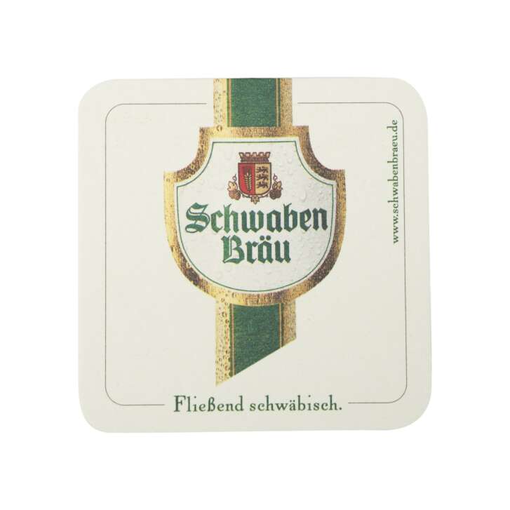 100x Schwabenbräu beer coasters 10x10cm coasters glasses gastro table bar