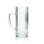 6x Alpirsbacher beer glass 0.3l mug Wallenstein Seidel Sahm retro logo glasses