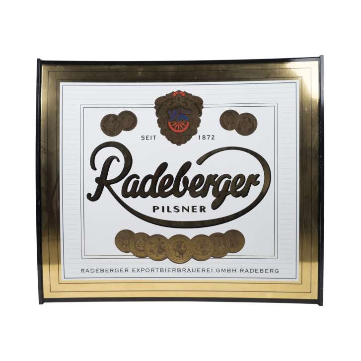 Radeberger beer tin sign 70x65cm outdoor beer garden wall advertising board bar