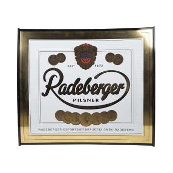 Radeberger beer tin sign 70x65cm outdoor beer garden wall...