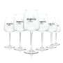 6x Disaronno Amaretto Glass 0.3l Wine Glass Fizz Aperitif Liquer Glasses Balloon Bar