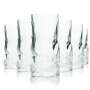 6x Kraken Rum Glass 0,4l Longdrink Relief Crystal Cocktail Glasses SELTEN Spiced