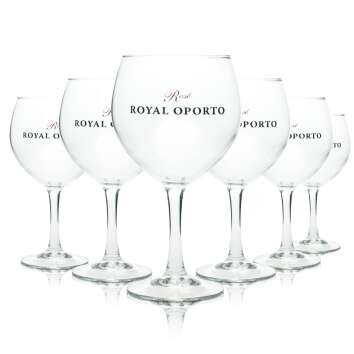 6x Royal Oporto Port Wine Glass 0,62l Rosé Balloon...