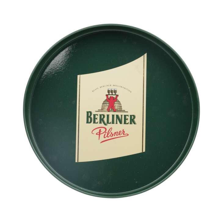 Berliner Pilsner beer tray 32cm glasses serving tray gastro waiter green