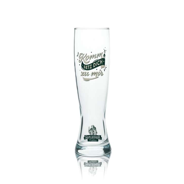 Kapuziner beer glass 0,5l wheat glasses Sahm Hefe wheat beer Bavaria Beer Tulip
